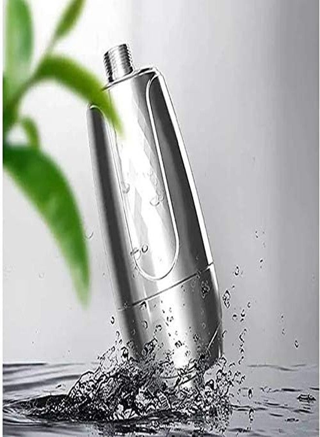 SBD WS-15 PRO shower and tap filter for hard water with 15 stage | Water Softener for Bathroom | Hard Water Filter (Chrome, Pack of 1) - Image 1